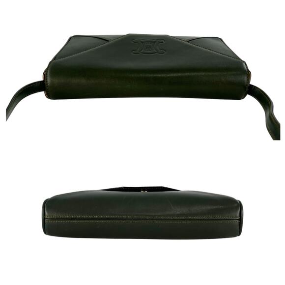 Celine Vintage Embossed Leather Crossbody Bag - Picture 6 of 10